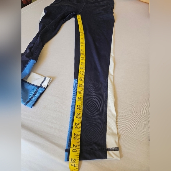 Court Haley, Leggins Women's S ,blue With Stripes, High- Waisted - Picture 5 of 6